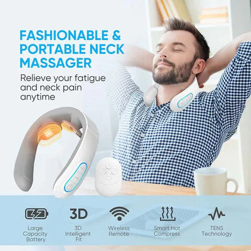 MASAJEADOR ELECTRICO DE CUELLO - ELECTRIC NECK MASSAGER™